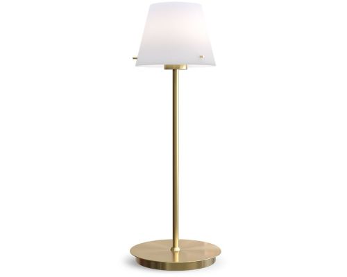 Herstal Gil satin messing bordlampe billede 1