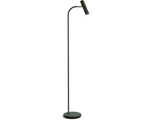 Belid Slender grøn/messing gulvlampe billede 1
