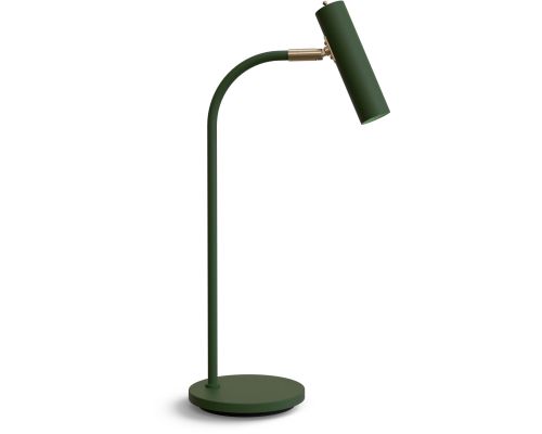 Belid Slender grøn/messing bordlampe billede 1