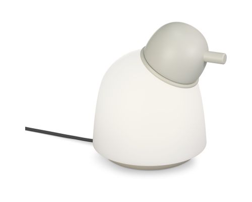 Belid Bird sand opalglas bordlampe billede 1