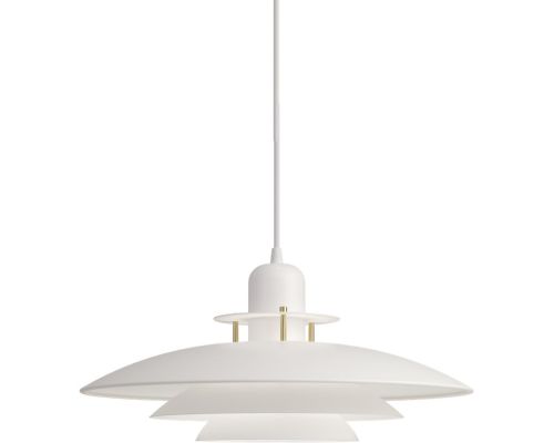 Primus Pendel Mat Hvid/Messing Ø43 cm billede 2