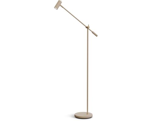 Belid Cato nougat/messing gulvlampe billede 1