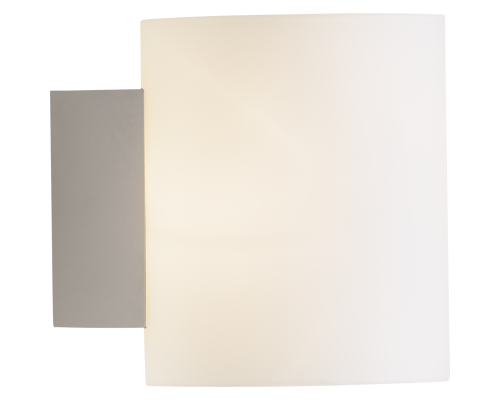 Herstal Evoke S hvid/opal glas væglampe