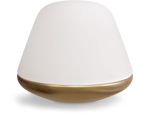 Herstal Bloom Ø20 messing/opal bordlampe billede 1
