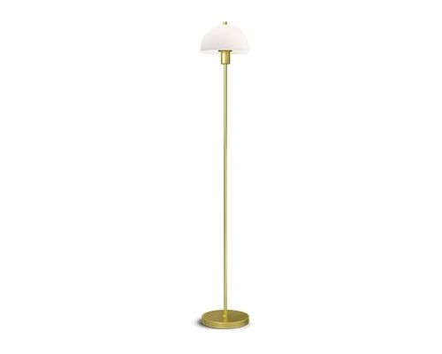 Herstal Vienda messing/opal glas gulvlampe billede 1