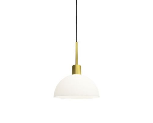 Herstal Vienda messing/opal glas pendel billede 1