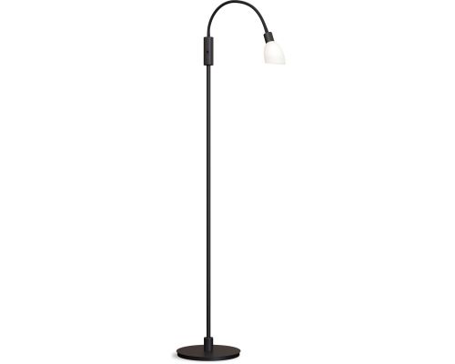 Herstal Cut enkel sort gulvlampe billede 1