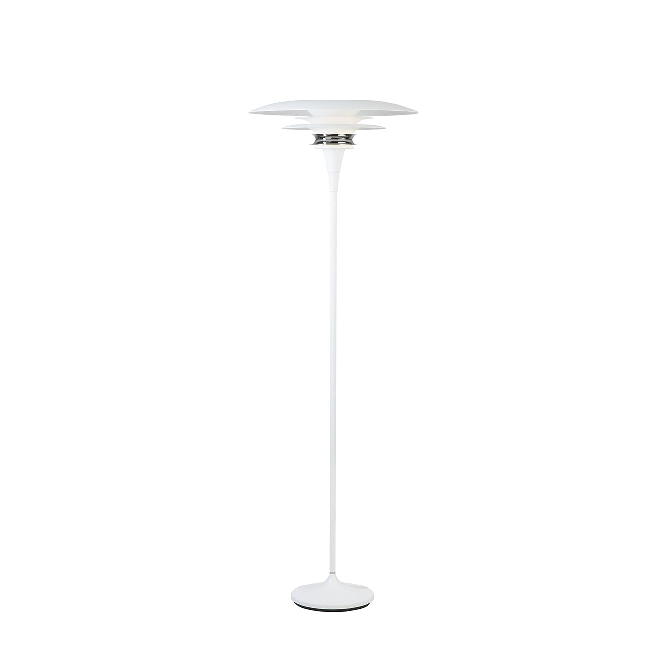 Diablo Gulvlampe Ø50 Mat hvid E27 billede 1