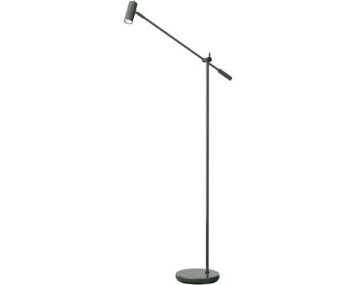 Belid Cato blank skovgrøn/matsort dimbar gulvlampe billede 1