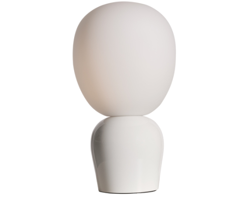 Belid Buddy blank hvid/opal glas bordlampe billede 1