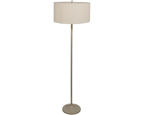 Belid Soft Ø44 hvid/sand gulvlampe billede 1