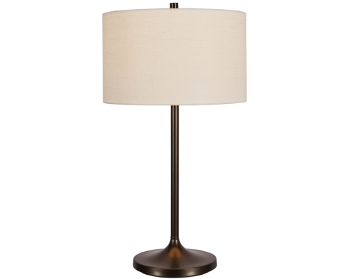 Belid Soft Ø34 hvid/metallic bronze bordlampe billede 1