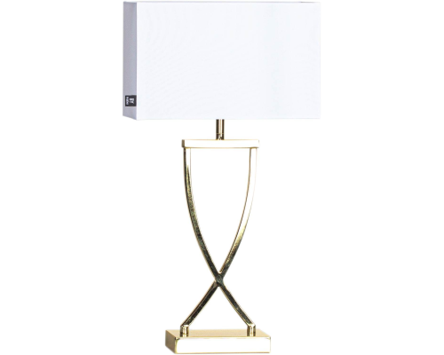 By Rydéns Omega 52 hvid/messing bordlampe billede 1
