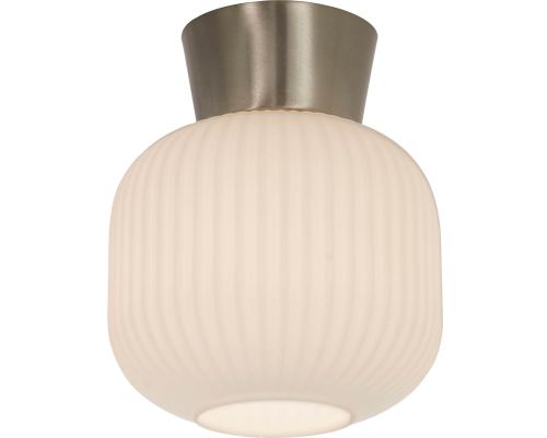 Aneta Vanja hvid/stål loftslampe billede 1