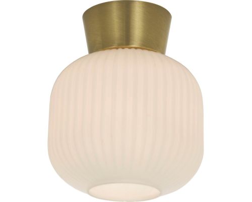 Aneta Vanja hvid/mat messing loftslampe billede 1