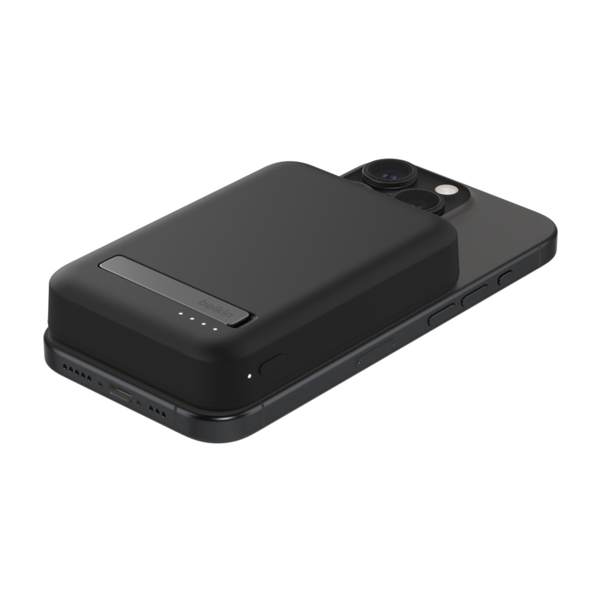 Belkin BoostCharge Pro Qi2 MagSafe powerbank 15 W 8.000 mAh, sort billede 3