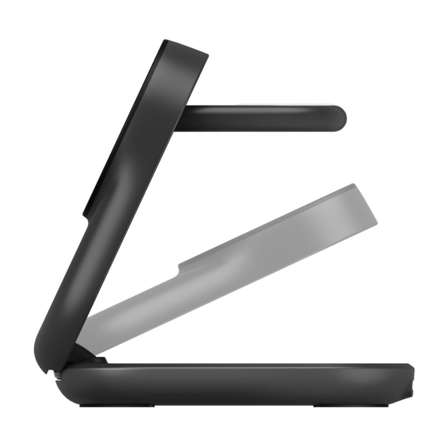 Belkin UltraCharge 3-i-1 sammenklappelig magnetisk oplader 25 W Qi2, sort billede 2