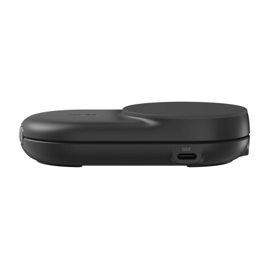 Belkin UltraCharge 2-i-1 sammenklappelig magnetisk oplader 25 W Qi2, sort billede 4