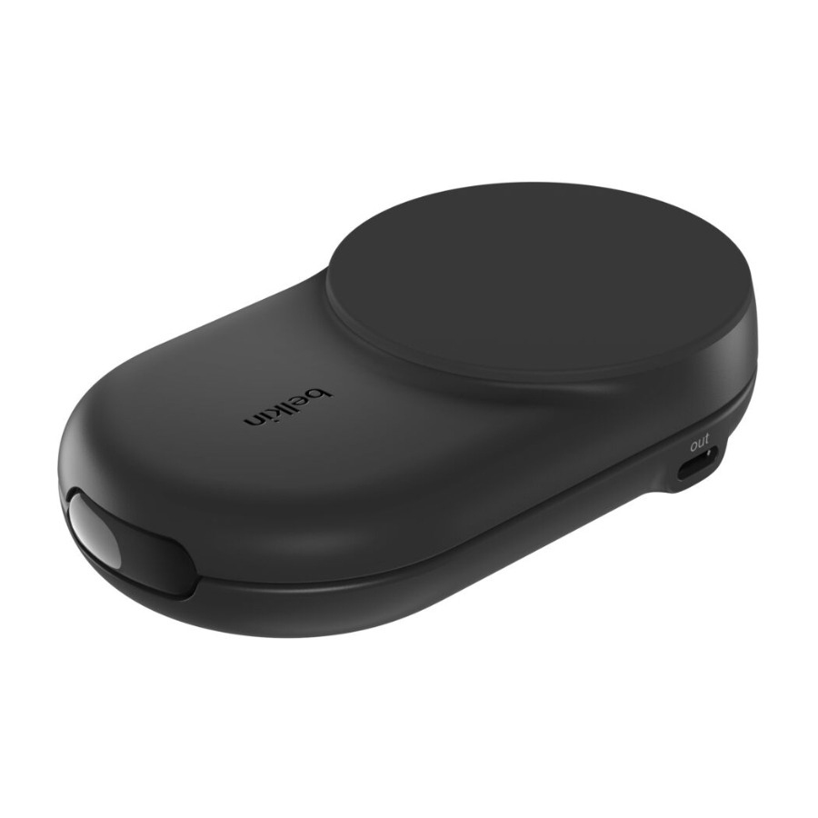 Belkin UltraCharge 2-i-1 sammenklappelig magnetisk oplader 25 W Qi2, sort billede 3