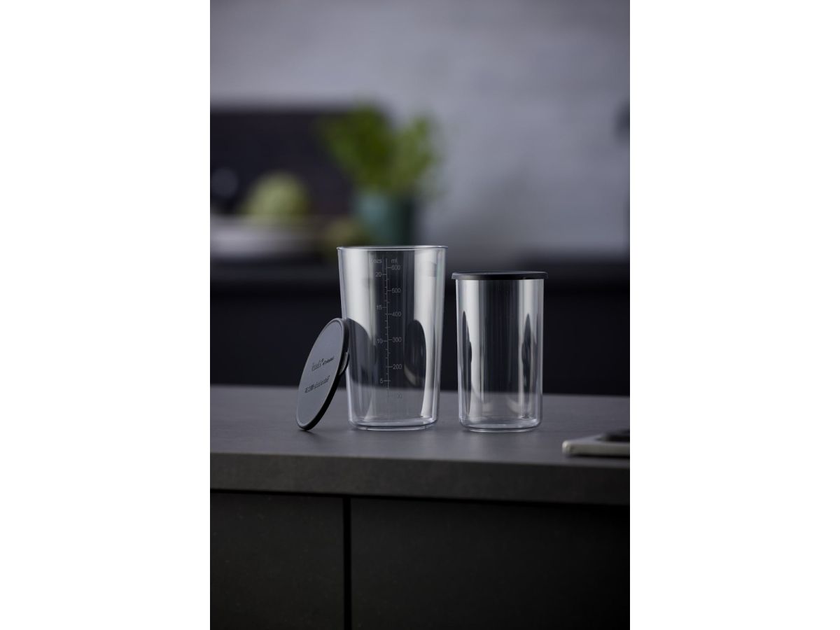 Bamix 3002.001, 1 L, ml, Plast, Sort, Transparent, -20 - 100 °C, 2 stk billede 3