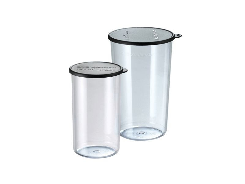 Bamix 3002.001, 1 L, ml, Plast, Sort, Transparent, -20 - 100 °C, 2 stk billede 1