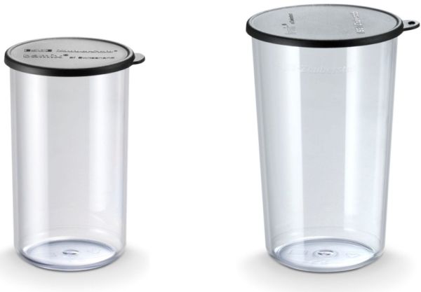 Bamix 3002.001, 1 L, ml, Plast, Sort, Transparent, -20 - 100 °C, 2 stk billede 2