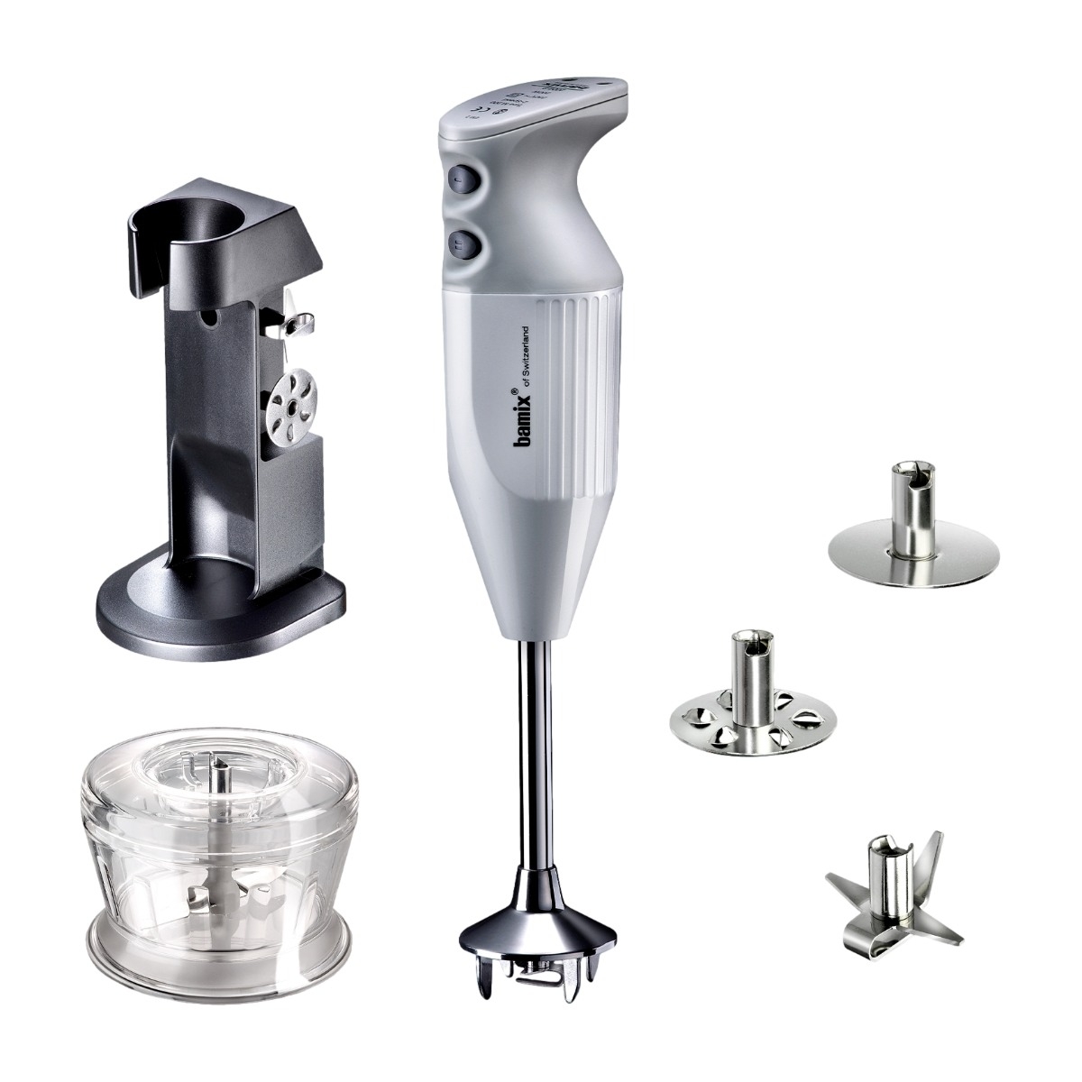 Bamix Deluxe C stavblender, hvid