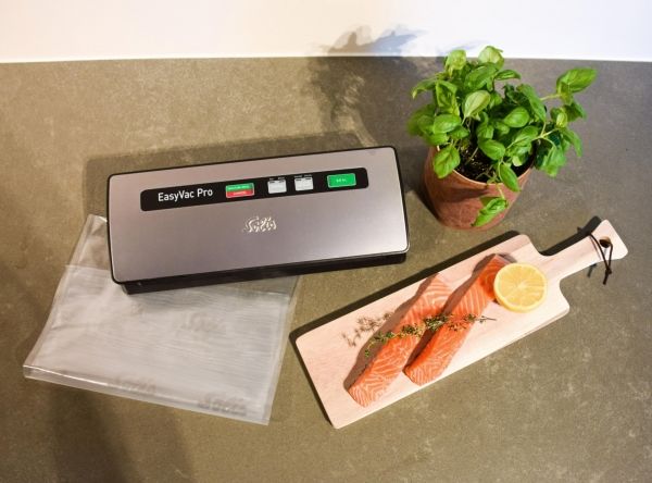 Solis Easy Vac Pro 569, Sort, Sølv, 800 mbar, 120 W, 1,45 kg, 365 x 142 x 70 mm, 10 mm