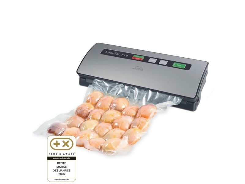 Solis Easy Vac Pro 569, Sort, Sølv, 800 mbar, 120 W, 1,45 kg, 365 x 142 x 70 mm, 10 mm