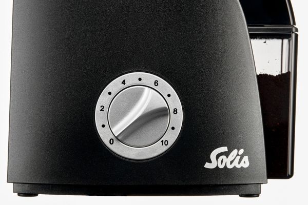 Solis Scala Zero Static, Burr kværn, 300 g, Rustfrit stål, Sort, Sølv, Syntetisk ABS, 135 W