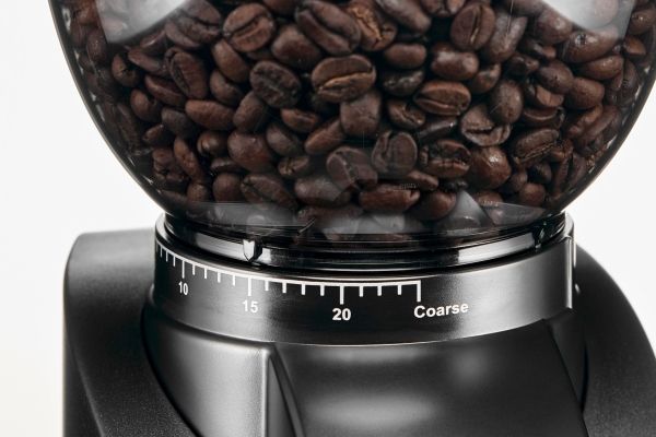 Solis Scala Zero Static, Burr kværn, 300 g, Rustfrit stål, Sort, Sølv, Syntetisk ABS, 135 W