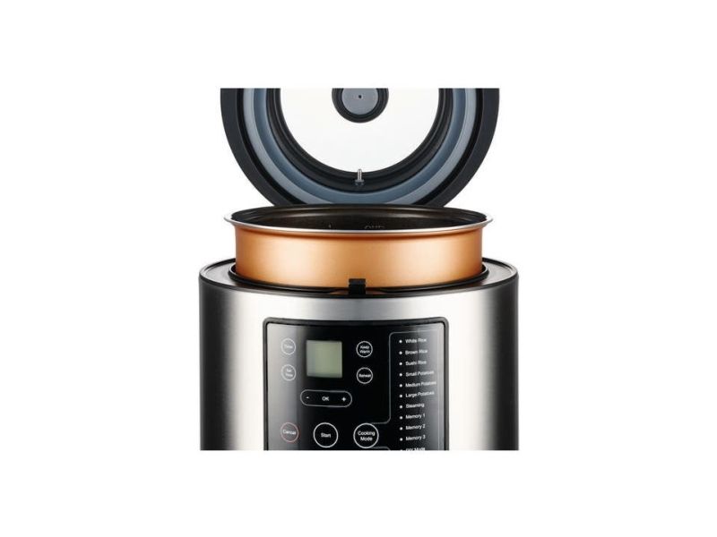 Solis 97900, Sølv, 5 L, Berøring, Rustfrit stål, Rustfrit stål, 860 W