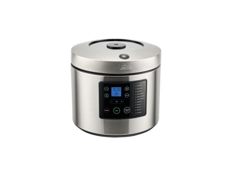 Solis 97900, Sølv, 5 L, Berøring, Rustfrit stål, Rustfrit stål, 860 W