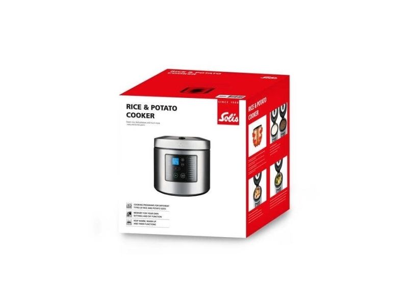 Solis 97900, Sølv, 5 L, Berøring, Rustfrit stål, Rustfrit stål, 860 W