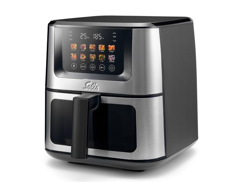 Solis Air Fry & Dry XL, Varmluftsteger, 7,5 L, 1,5 kg, 40 °C, 230 °C, Enkelt