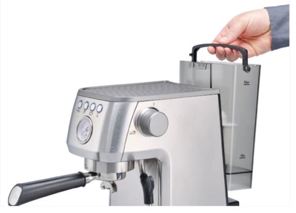 Solis Barista Perfetta Plus, Espressomaskine, Kaffebønner, Sølv