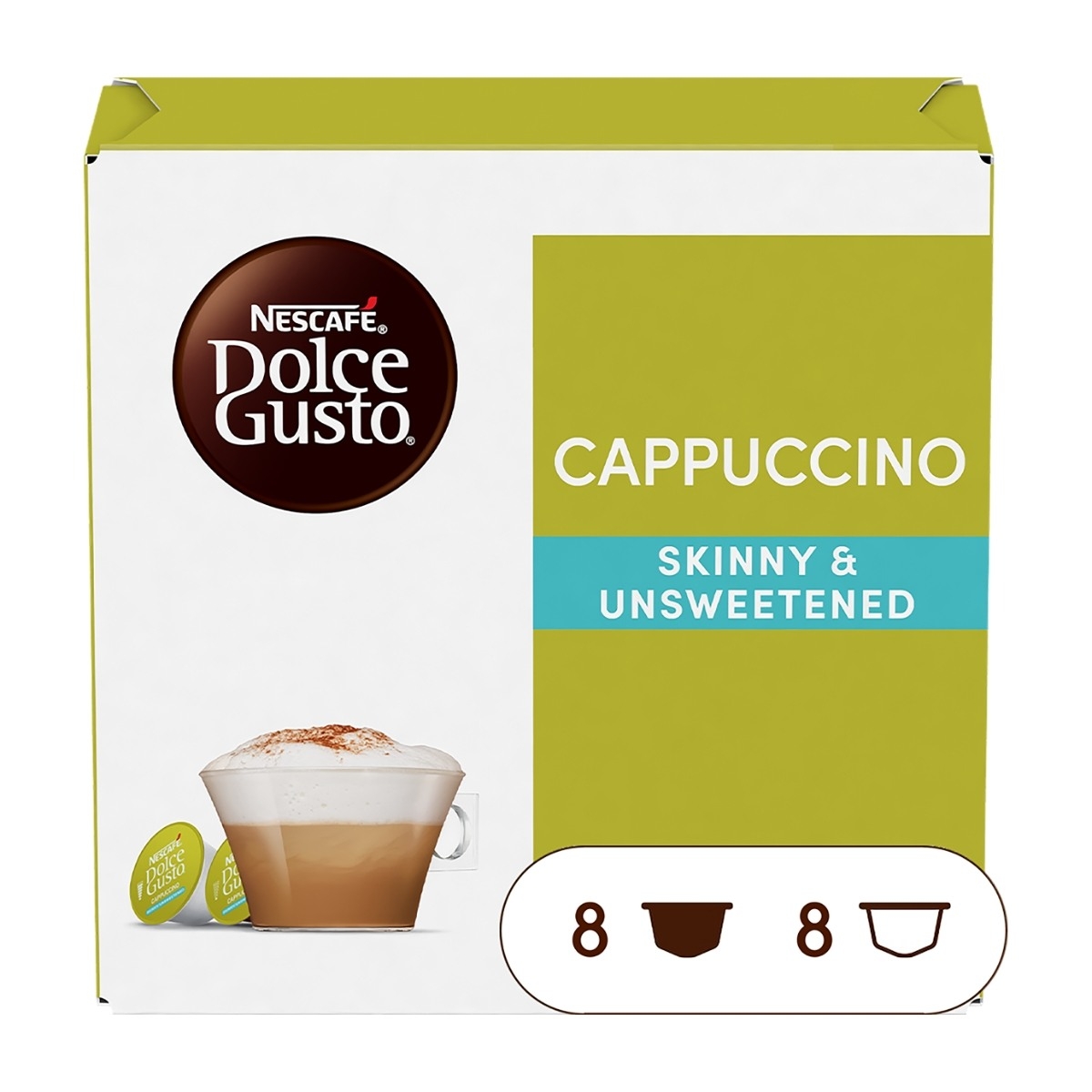 Nescafe Dolce Gusto Cappuccino Light kaffekapsler 16 stk