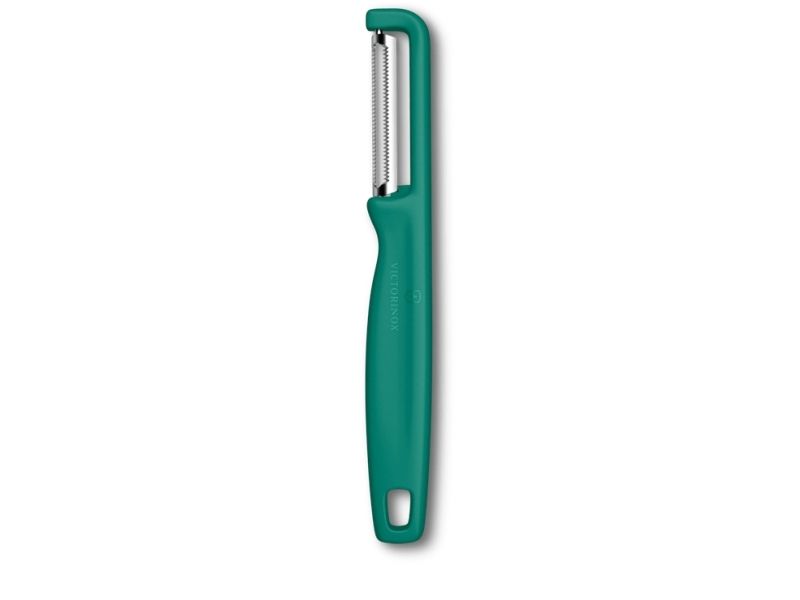 Victorinox Iota, Frugt & grøntsager, Lige skrællekniv, Grøn, Polypropylen, Hængende løkke, 165 mm billede 3