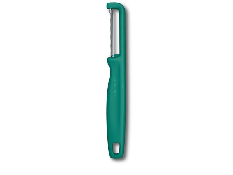 Victorinox Iota, Frugt & grøntsager, Lige skrællekniv, Grøn, Polypropylen, Hængende løkke, 165 mm billede 1