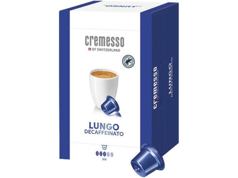 Cremesso Lungo Decaffeinato, Kaffekapsel, Espresso, Lungo, Cremesso, 48 stk
