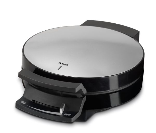 Trisa Waffle Pleasure, 1 vaffel/vafler, Hjerte (form), Sort, Sølv, 16 cm, 0,9 m, 1000 W