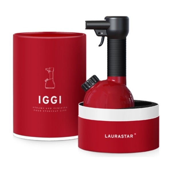 Laurastar IGGI hygiejnisk tøjdamper, rød billede 4