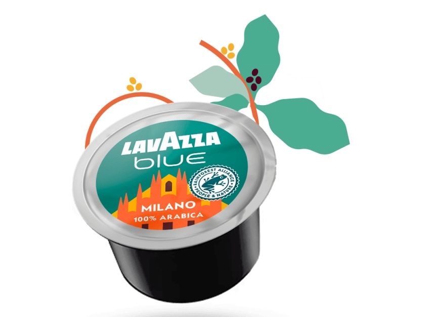 Lavazza Milano, Kaffekapsel, Kaffe, Medium ristet, Grøn, Lavazza, 900 g