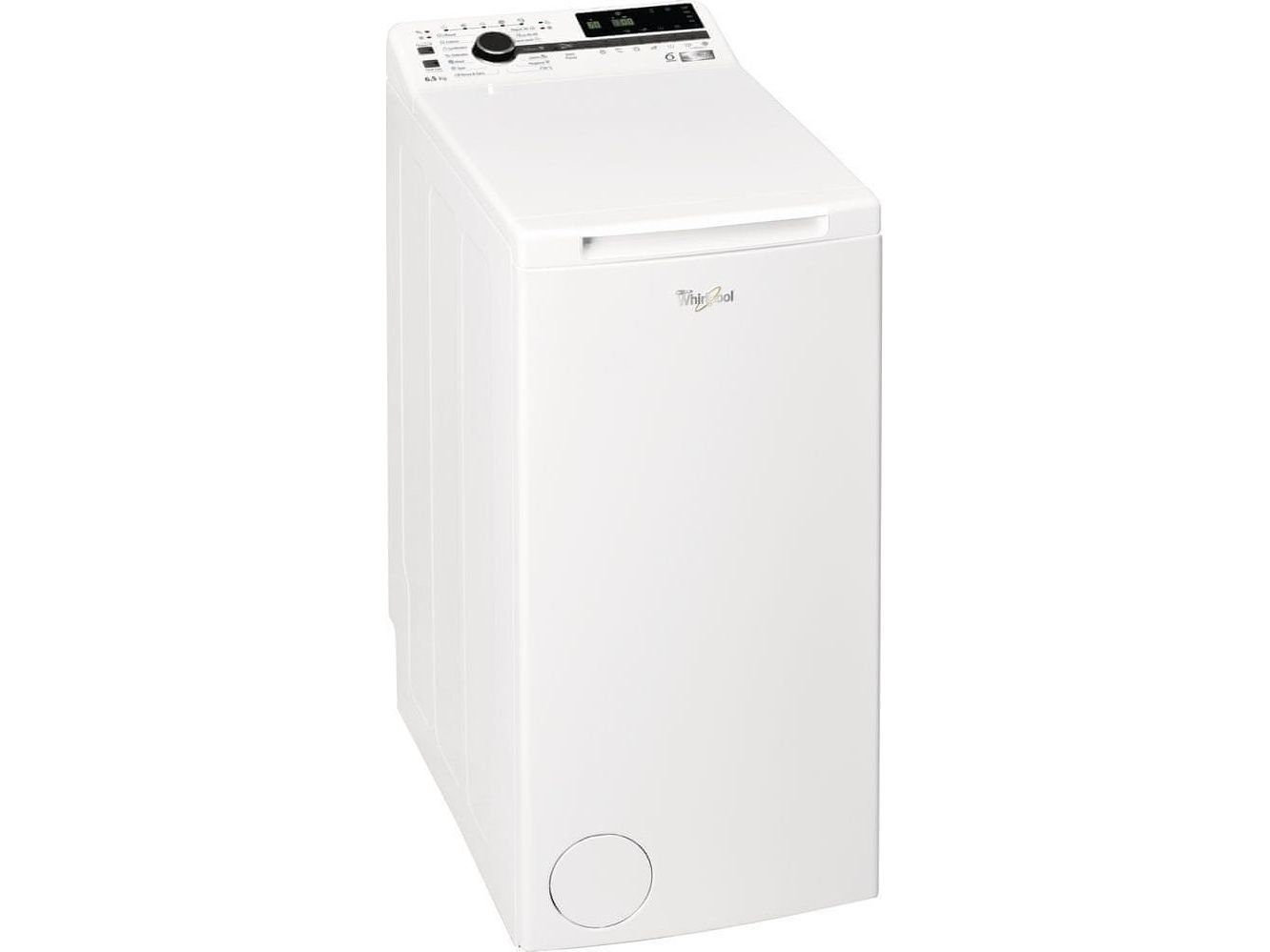 Whirlpool TDLRB 65242BS EU/N, Top-indlæsning, 6,5 kg, B, 74 dB, 1151 rpm, C