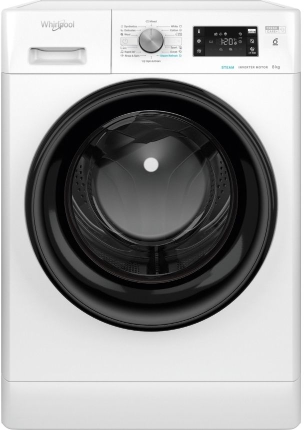 Vaskemaskine Whirlpool FFB 8648 BV EU, Hvid