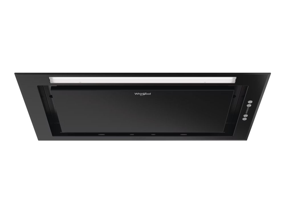 Whirlpool WCT3 63F LTK - Hætte - tag - Niche - bredde: 49.3 cm - dybde: 26 cm - udsugning & recirculation - med intern motor - sort