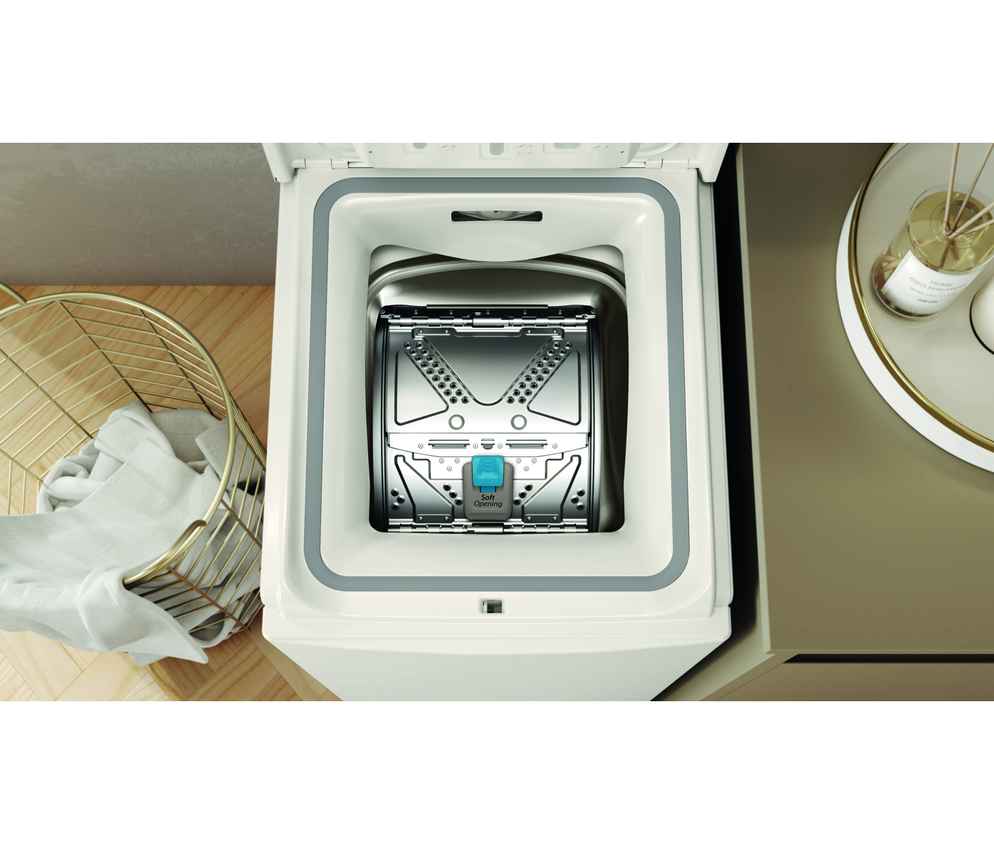 Whirlpool TDLR6261SSEE Topbetjent Vaskemaskine