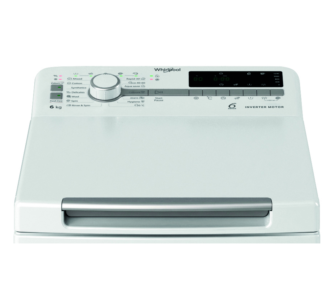 Whirlpool TDLR6261SSEE Topbetjent Vaskemaskine