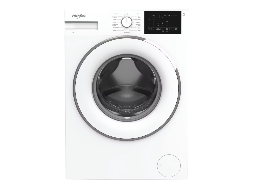 Whirlpool SM 96W EE - Vaskemaskine - bredde: 60 cm - dybde: 58 cm - højde: 84.5 cm - frontbetjening - 65 liter - 9 kg - 1400 rpm - hvid