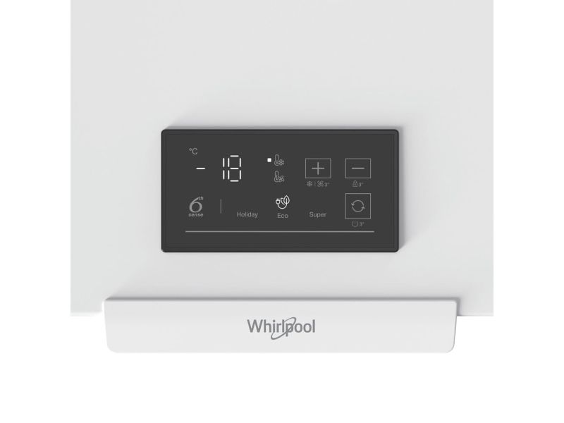 Whirlpool W3RHS30EW, 308 L, 16 kg/24t, SN-T, 40 dB, E, Hvid
